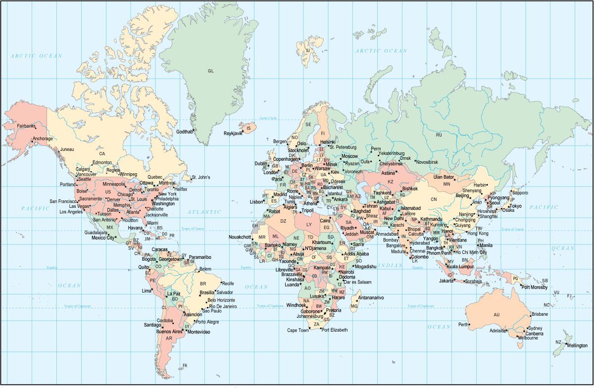 گھانا میں ملک دنیا کے نقشے