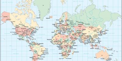 گھانا میں ملک دنیا کے نقشے